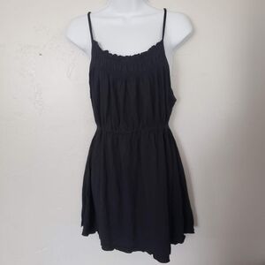 Free People Beach NWOT Athena Women's XS Black Mini Dress Spaghetti Strap